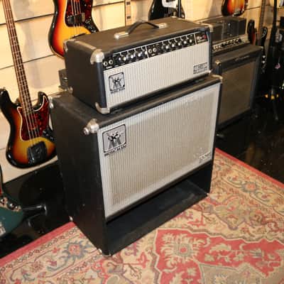 1978 Music Man HD-130 bass head with 2x12 RH cab image 2