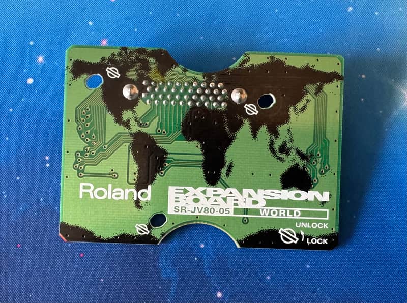 Roland SR-JV80-05 World Expansion Board 1990s - Green image 1