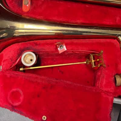 Reynolds TO58 Medalist Trombone 1962 W/ Samsonite Hard Case PLAYER image 17