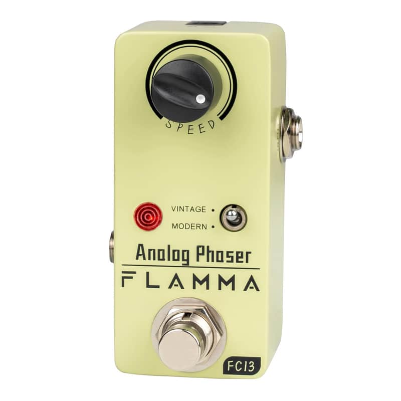 FLAMMA FC13 Phaser Guitar Pedal Analog Phase Effects Mini Pedal with Classic Vintage Modern Modes True Bypass image 1