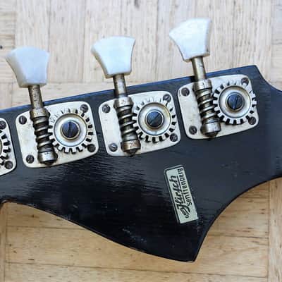 Taco Migma-style bass guitar ~1965 East Germany communist bloc vintage image 9