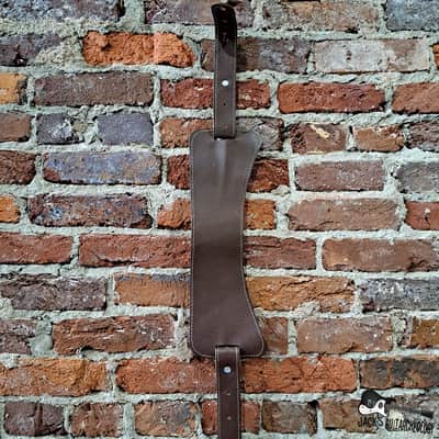 Vintage Wide Leather Guitar Strap (1980s) image 1