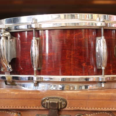 1970's Gretsch '4157' Snare Drum 5.5”x14" in Walnut image 7