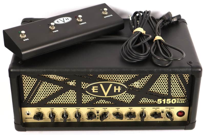 EVH 5150 III EL34 50 Watt Electric Guitar Tube Amplifier Amp Head image 1