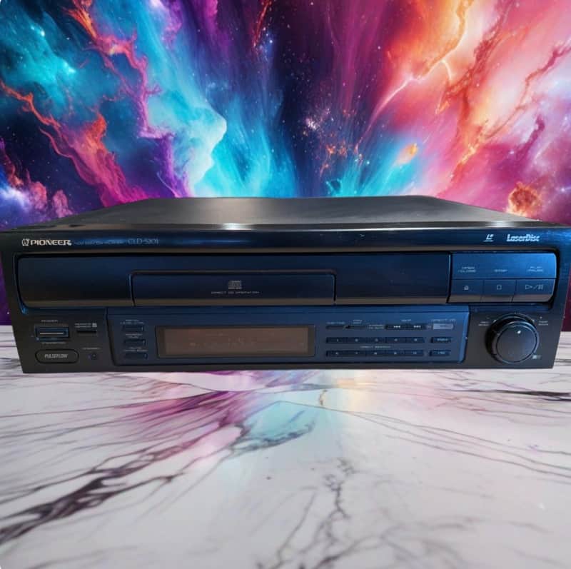 Vintage PIONEER Laser Disc Player CLD-S201 Tested & Working! Great Cond + Remote image 1
