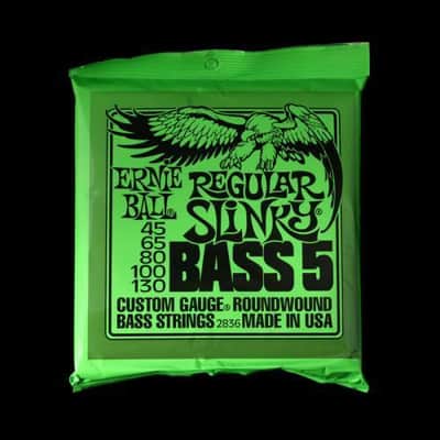 Ernie Ball Regular Slinky Nickel Wound Bass 5-Strings (45-130) image 1