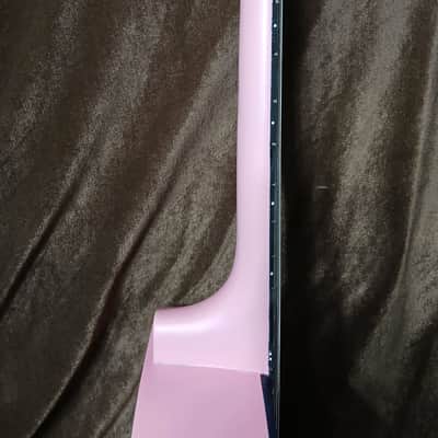 38" LOVELY FLORAL HAND-PAINTED PINK CLASSICAL GUITAR image 8