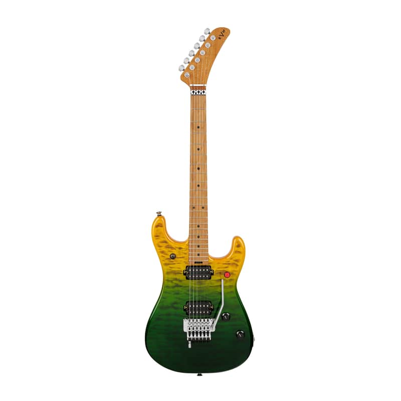 EVH 5150 Series Deluxe QM 6-String Baked Maple Electric Guitar (Limeade Zest) image 1