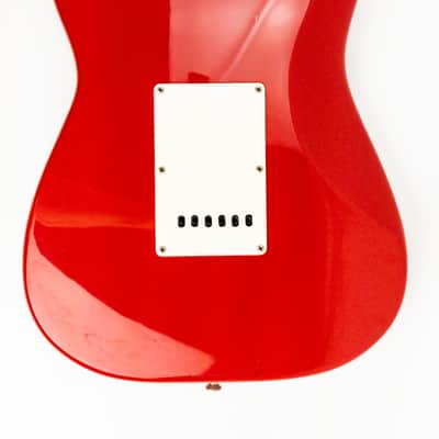 Squier Affinity Series Stratocaster – 22-Fret Rosewood Fretboard – 1997–2000 – Torino Red – Used; Good Condition image 4