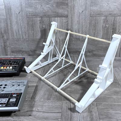 Dual Stand for Roland Boutique Series Modules - DWL - color WHITE - by KZcraftworks - USA image 5