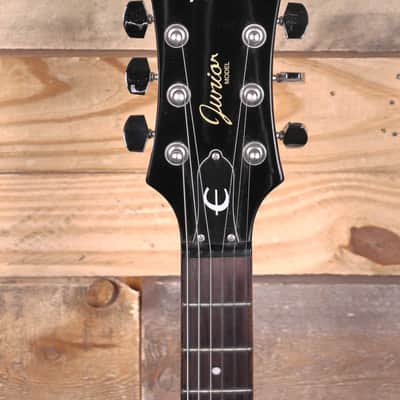 Epiphone Les Paul Junior Electric Guitar Ebony "Excellent Condition" image 6