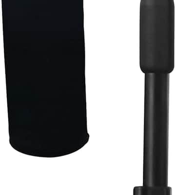 Drumstick Container Bag, Drum Stick Holder Drumstick Nylon Bag for Drum Set Clamp on Stick Holder Bag Container(black) image 1
