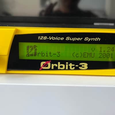E-MU Systems Orbit-3 Rackmount 128-Voice Super Synth 2001 - Yellow image 2