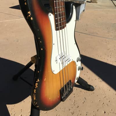 Fender Precision Bass 1973 2 Tone Sunburst image 14