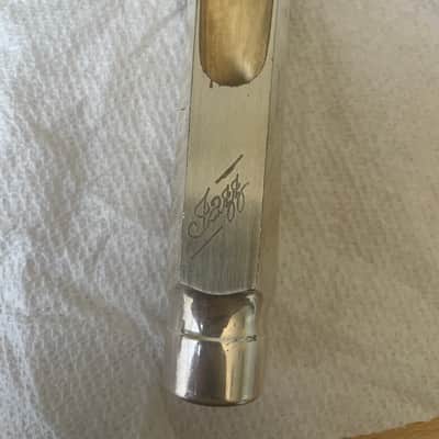 Rare Vintage Selmer Paris Metal Jazz D Tenor Sax Mouthpiece with Rovner Light Ligature and Cap image 3