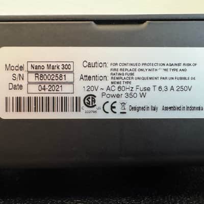 Markbass Nano Mark 300 300-Watt Bass Amp Head 2010s - Red image 5