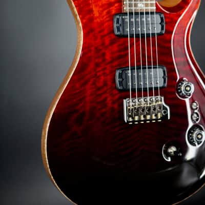 PRS Limited Edition Custom 24 Mango Top 2026 - FIRE RED BLACK FADE image 4