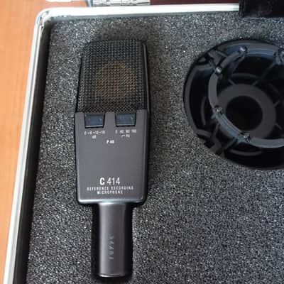 AKG C414 XLS Large Diaphragm Multipattern Condenser Microphone 2010s - Black image 2