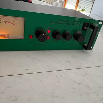 Joemeek SC2.2 Photo Optical Stereo Compressor 2000s - Green image 5