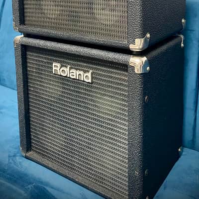 Roland GC-405 Tube Logic 2-Channel Mini Stack (Combo + Extension Cabinet) 1996 - 2000 - Black image 2