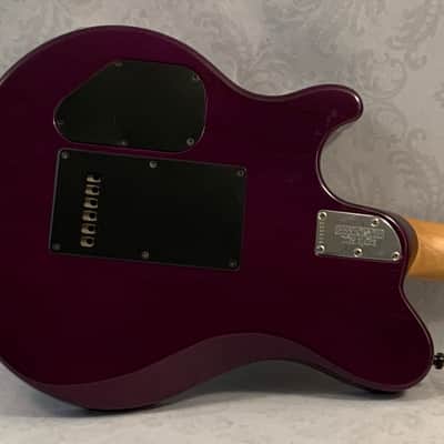 1999 Ernie Ball Music Man Axis Sport Purple Electric Guitar with Hardshell Case image 8