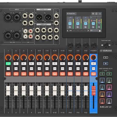 Yamaha MGX12 18-Channel Digital Mixer & Dual USB-C Audio Interface, Black image 1