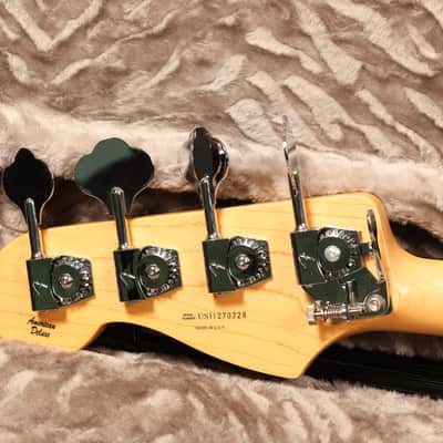 2012 Fender American Deluxe Jazz Bass - Natural - Exceptional Condition w/Upgrades image 10