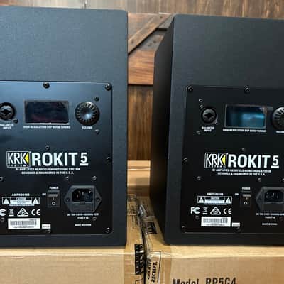 KRK ROKIT5 Professional Powered Nearfiel Studio Monitor Pair with Kevlar Drivers. - BLACK image 3