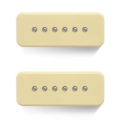 Bare Knuckle Blue Note 90 P90 Pickup Set with Cream Soapbar Covers image 1