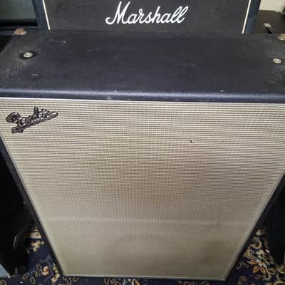Fender Bandmaster "Drip Edge" 45-Watt 2x12" Guitar Speaker Cabinet Eminence Speakers 1968 - 1969 - Silverface image 2