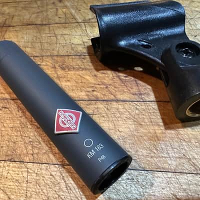 Neumann KM 183 Small Diaphragm Omnidirectional Condenser Microphone w/Holder - Super Clean! image 2