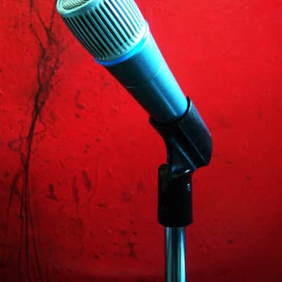 Vintage 1980's Shure BETA 57 Supercardioid Dynamic Microphone Low Z w accessories SM57 Guns & Roses image 9