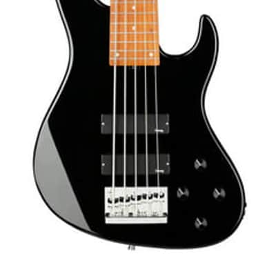Sadowsky MetroExpress 5-String 24-Fret Modern Bass Roasted Maple Fingerboard 5-String High Polish, Solid Black image 10