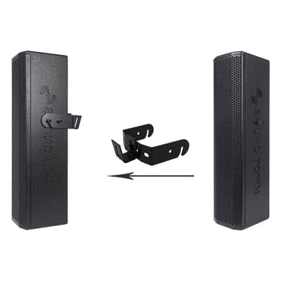 CARPO-V5B15 | Powered PA System with 15" 1600W Subwoofer and CARPO-V5B Column Array Loudspeakers, Two Adjustable Tripod Stands, Birch Plywood, Black image 13