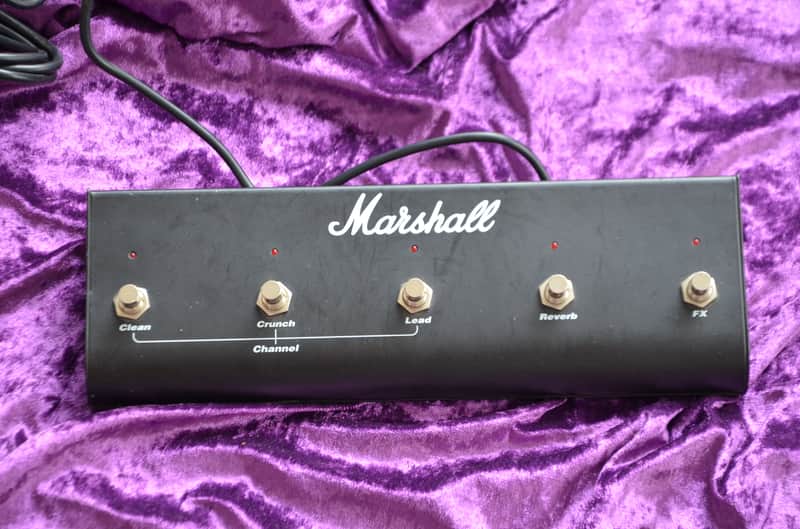 Marshall 5 button Foot Switch * with original long cable * very rare / hard to find image 1