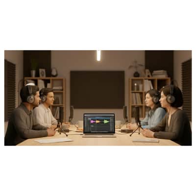 Zoom H6studio Handheld Recorder with 4x StreamEye PDM-3 Podcast Equipment Bundle Bild 9