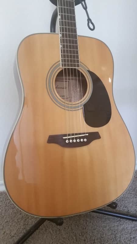 Gretsch Synchromatic G3553 Acoustic Natural V-Taper Neck, Thumbnail inlays, Concert Dreadnaught image 1