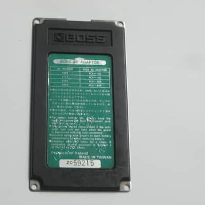 used Boss Green Label Taiwan BOTTOM PLATE - has serial number on it, April 1991 [specifically from HF2 - but can be for some CE-3, BF-2, CE-2B, and BF-2B (NO pedals, NO other parts)] image 2
