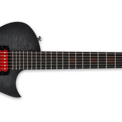 LTD Ben Burnley BB-600 Baritone - See Thru Black Sunburst Satin (LBB600BQMSTBLKSBS) image 2