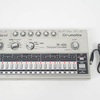 [SALE Ends Aug 31] Roland TR-606 Drumatix Computer Controlled Vintage Drum Machine w/ 100-240V PSU