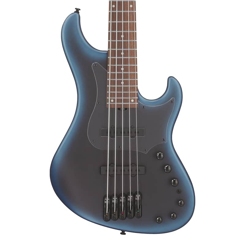 Used Ibanez MDM1005 MDM 5-String Bass Guitar w/Bag - Midnight Arctic Ocean Matte image 1