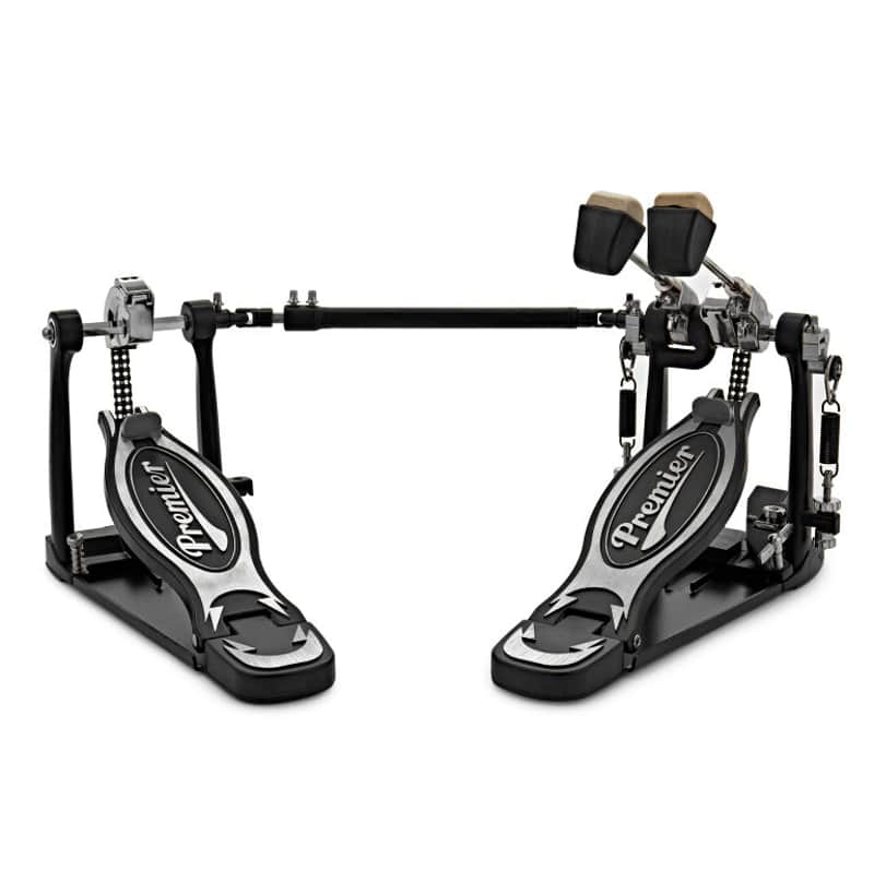 Premier 4000 Series Deluxe Double Bass Drum Pedal W Dual Chain Drive image 1