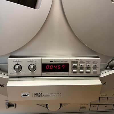 Akai GX-747 2-Channel 4-Track Tape Recorder + Remote, Manuals & Maxell UD 35-180 Tape Bundle image 2