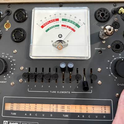 Amperex 12AX7 Vacuum Tube Circa-1960s-1970s-Glass image 3