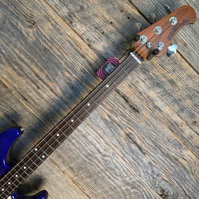 Ernie Ball Music Man StingRay Special Bass Guitar - Violet Sparkle Burst image 4