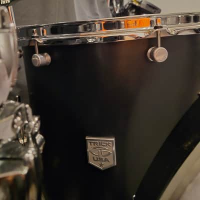 New Elite Custom Maple Drums w/Re-Rings, Trick Lugs, Hand Lacquered Finish. 26/12/14/16 image 4