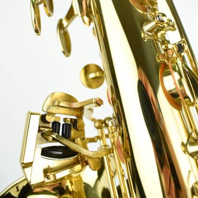 King LE-300 Alto Saxophone USA Made Student Alto High F# w/ Case image 6