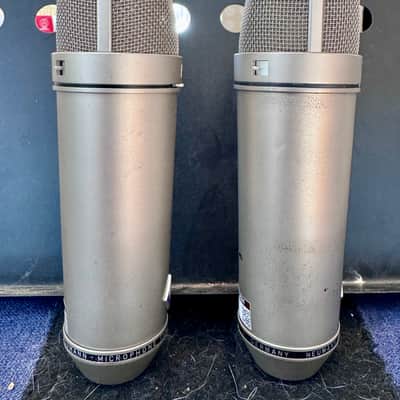 Matched Pair Vintage Neumann U87 by Gunter Wagner image 9