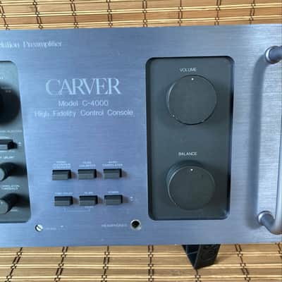 Carver C-4000 • Preamplifier • Sonic Holography + Autocorrection • 80s made in USA • with manual image 4