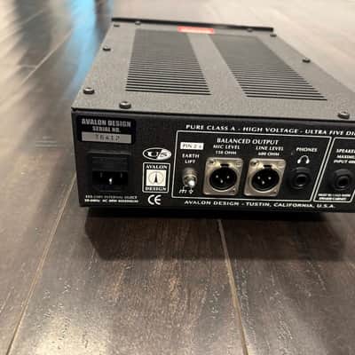 Avalon U5 Anniversary Edition Direct Box / Instrument Preamp 2010s - Black image 8